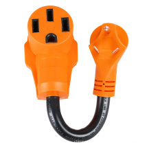 US electric rv adapter cord 30 Amp female to 50 Amp Male small quantity offer drop from CA, USA